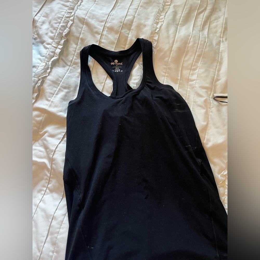 Black razor black athletic tank